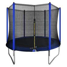 Dellonda 8ft Heavy-Duty Outdoor Trampoline with Safety Enclosure Net