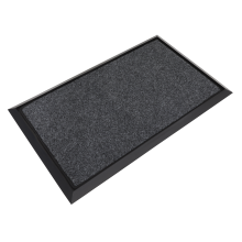 450 x 750mm Rubber Disinfection Mat With Removable Polyester Carpet