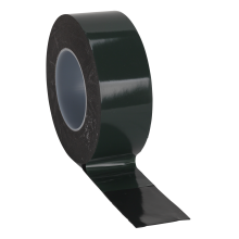 50mm x 10m Double-Sided Adhesive Foam Tape - Green Backing