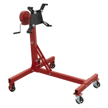 450kg Folding 360º Rotating Engine Stand with Geared Handle Drive