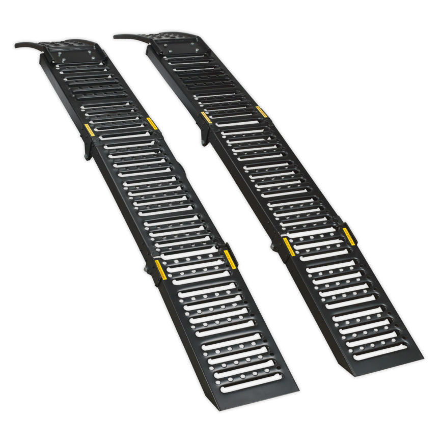 500kg Capacity Folding Steel Loading Ramps