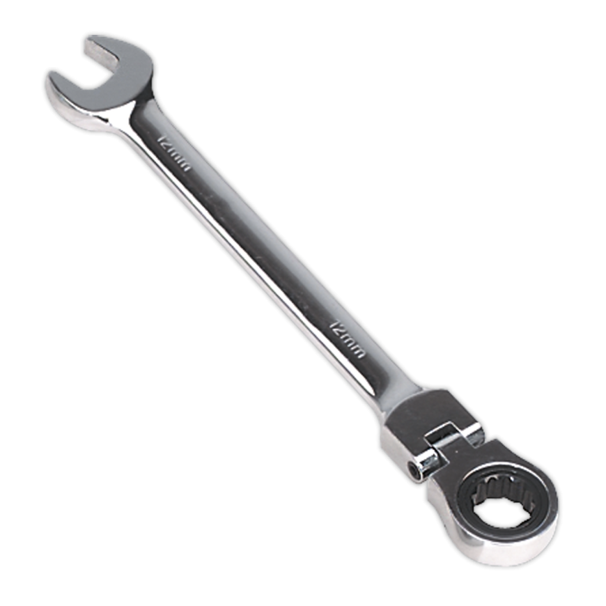 12mm Flexi-Head Ratchet Combination Spanner