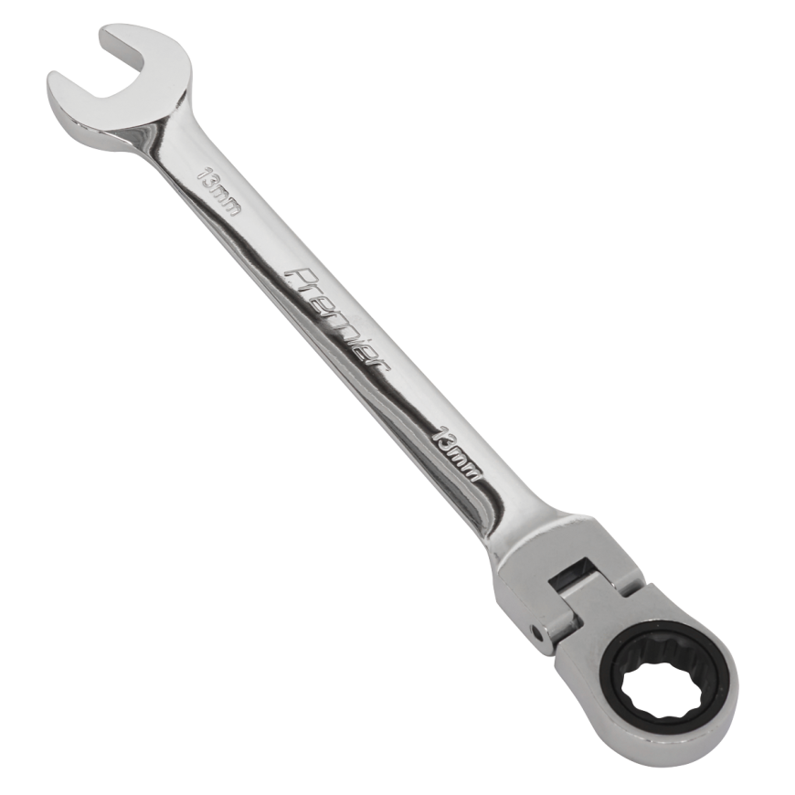 13mm Flexi-Head Ratchet Combination Spanner