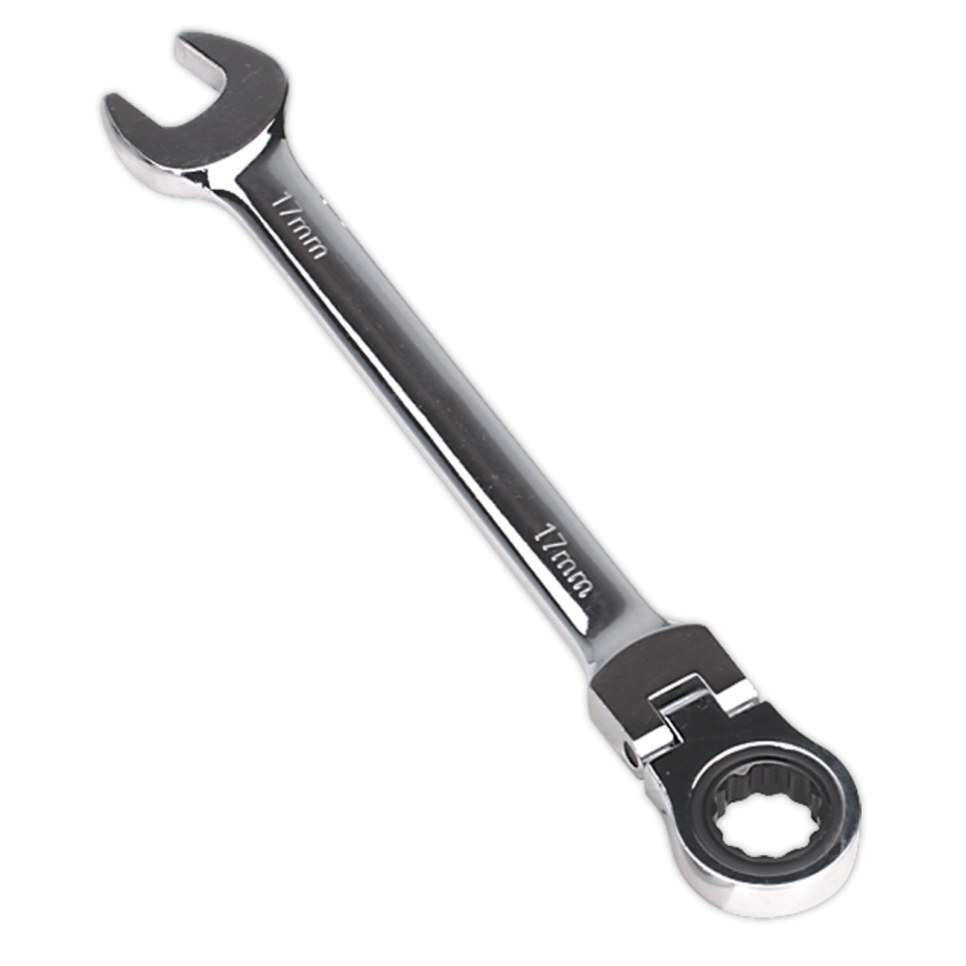 17mm Flexi-Head Ratchet Combination Spanner