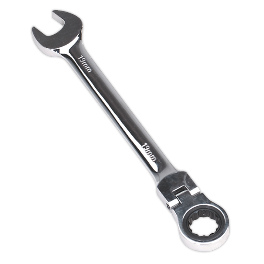 19mm Flexi-Head Ratchet Combination Spanner