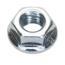 Zinc Plated Serrated Flange Nut DIN 6923 - M6 - Pack of 100