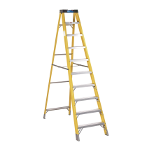 9-Tread Trade Fibreglass Step Ladder EN 131