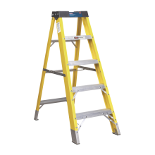 4-Tread Trade Fibreglass Step Ladder EN 131