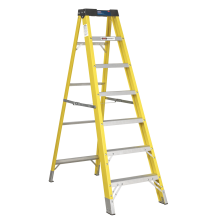 6-Tread Trade Fibreglass Step Ladder EN 131