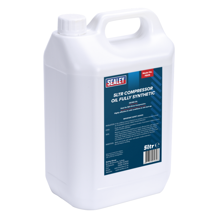 5L Fully Synthetic Compressor Oil