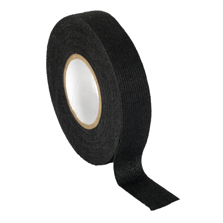 19mm x 15m Fleece Tape - Black