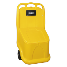 75L Grit/Salt Mobile Storage Cart