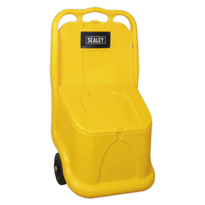 75L Grit/Salt Mobile Storage Cart