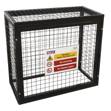 Gas Cylinder Safety Cage - 2 x 47kg Cylinders