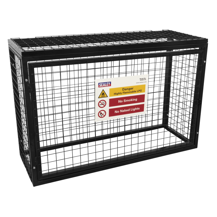 Gas Cylinder Safety Cage - 4  x 19kg Cylinders