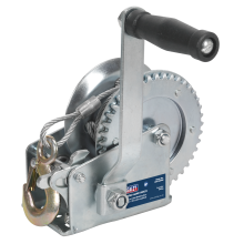 540kg Capacity Geared Hand Winch with Cable