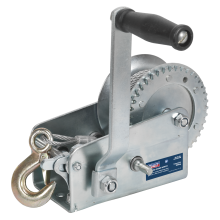 900kg Capacity Geared Hand Winch with Cable