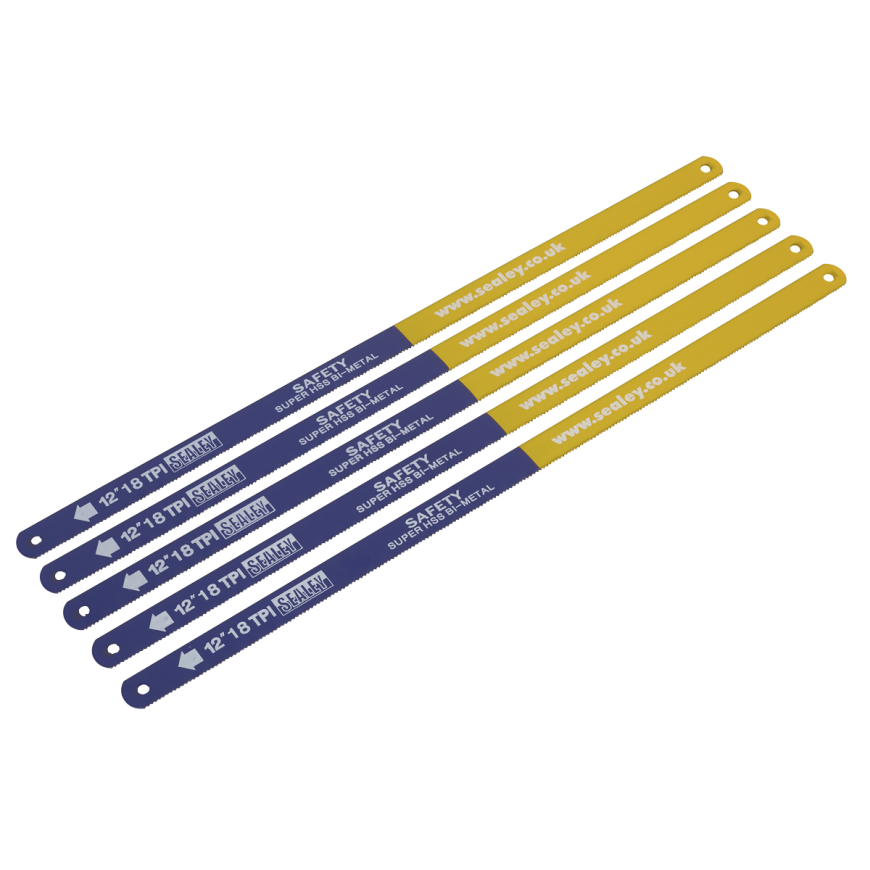 18tpi Bi-Metal Hacksaw Blade HSS - Pack of 5