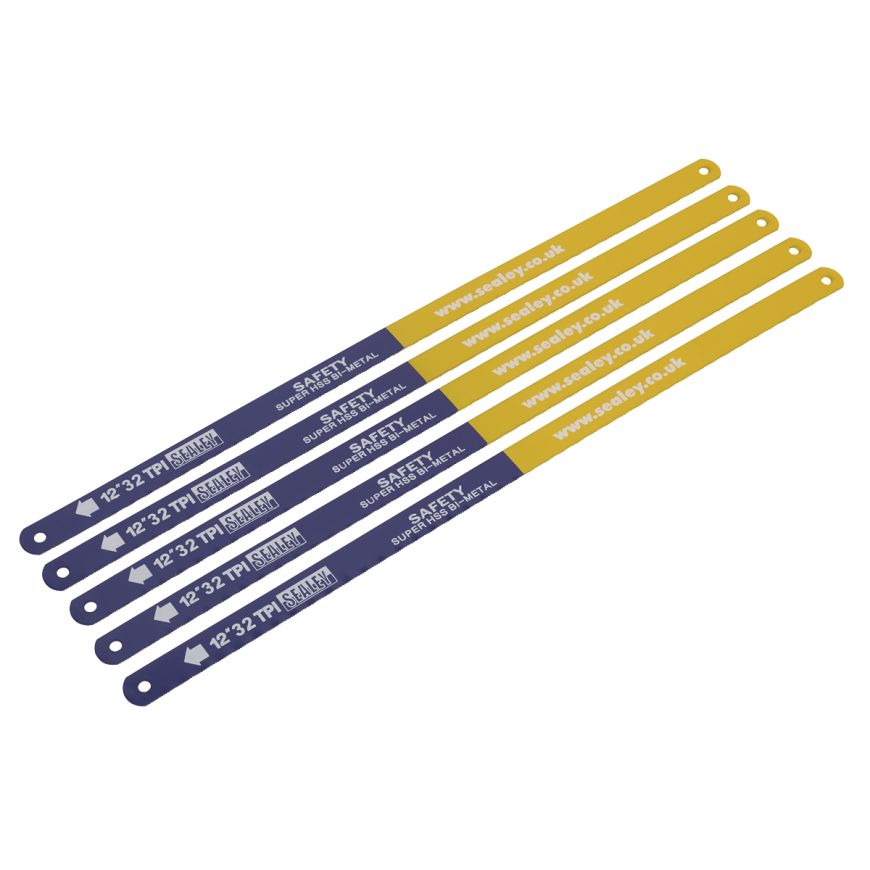 32tpi Bi-Metal Hacksaw Blade HSS - Pack of 5