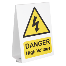 High Voltage Vehicle Warning Sign