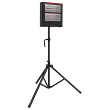 1.4/2.8kW Infrared Quartz Heater with Tripod Stand 230V