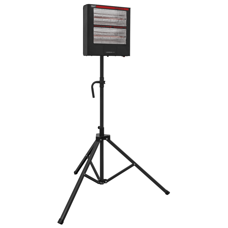 1.4/2.8kW Infrared Quartz Heater with Tripod Stand 230V