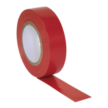 19mm x 20m Red PVC Insulating Tape - Pack of 10