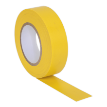19mm x 20m Yellow PVC Insulating Tape - Pack of 10