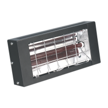 1500W Infrared Quartz Heater - Wall Mounting 230V