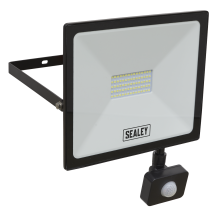 50W SMD LED Extra-Slim Floodlight with PIR Sensor
