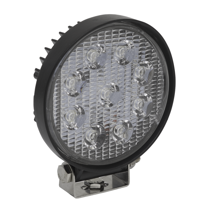 27W SMD LED Round Worklight with Mounting Bracket