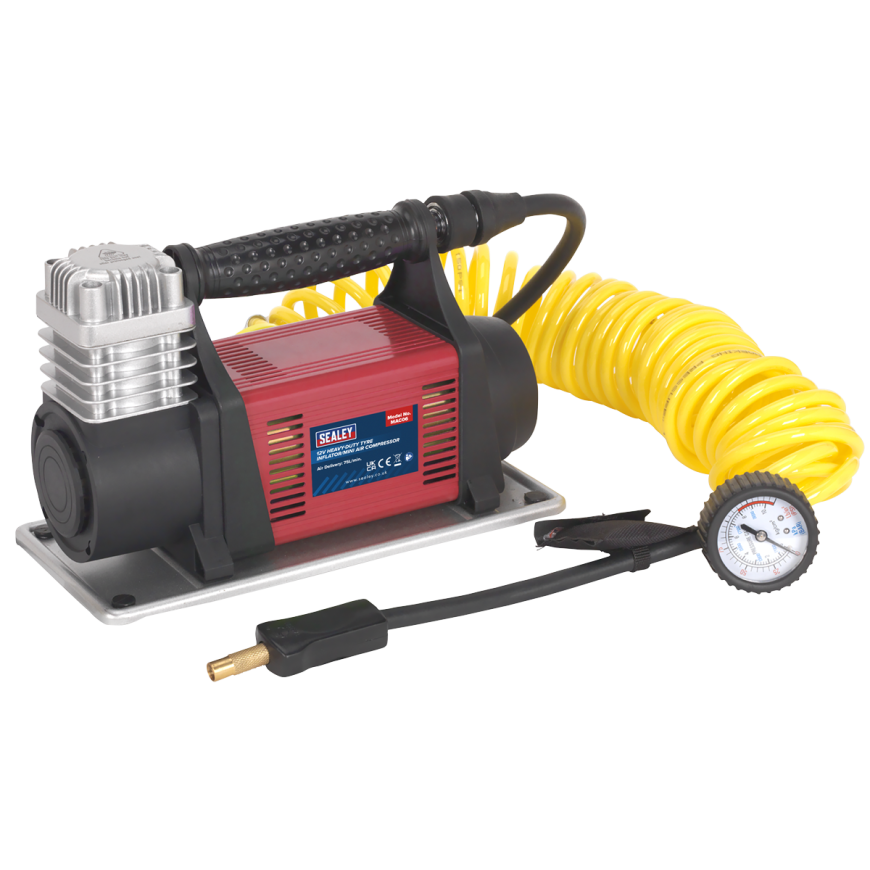 12V Heavy-Duty Tyre Inflator/Mini Air Compressor