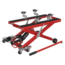 500kg Scissor Motorcycle Lift with Frame Supports