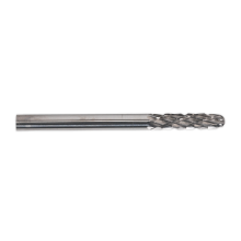 Ø3mm Micro Carbide Burr Ball Nose Cylinder - Pack of 3