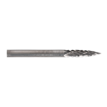 Ø3mm Micro Carbide Burr Pointed Tree - Pack of 3