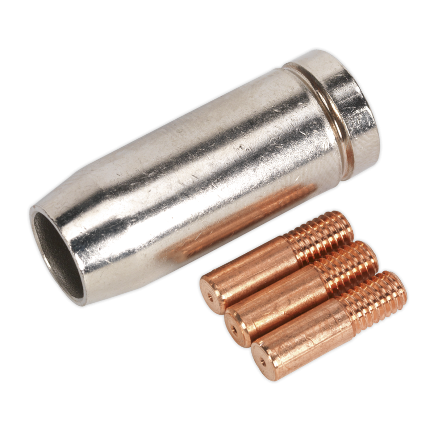 Conical Nozzle x 1 Contact Tip 0.6mm x 3 MB14