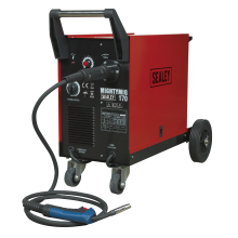 170A Professional Gas/No-Gas MIG Welder with Euro Torch