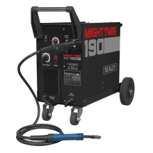 190A Professional Gas/No-Gas MIG Welder with Euro Torch