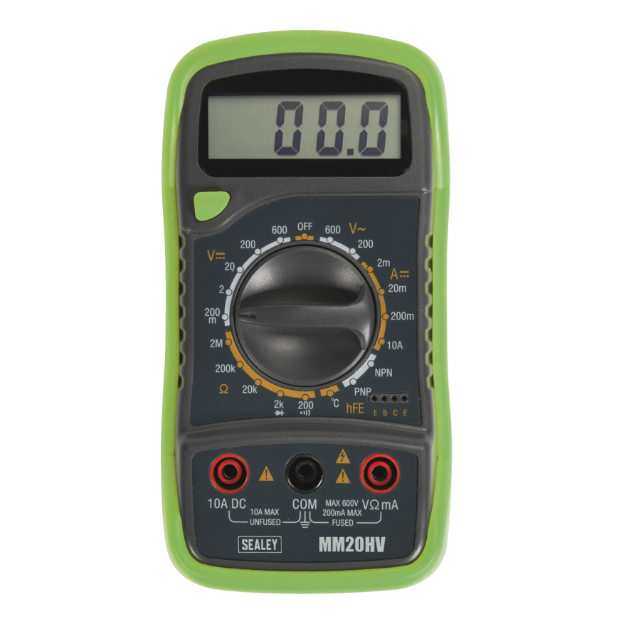 8-Function Hi-Vis Digital Multimeter with Thermocouple