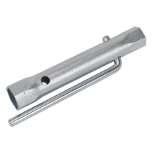 17/21mm Double End Long Reach Spark Plug Box Spanner with L-Bar