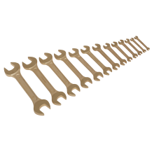 13pc Double Open-End Spanner Set - Non-Sparking