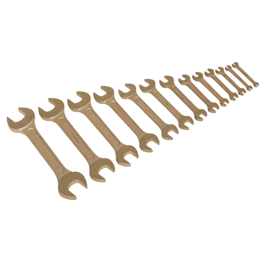 13pc Double Open-End Spanner Set - Non-Sparking