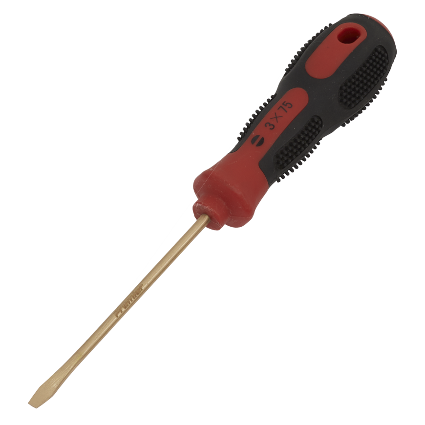 3 x 75mm Slotted Screwdriver - Non-Sparking