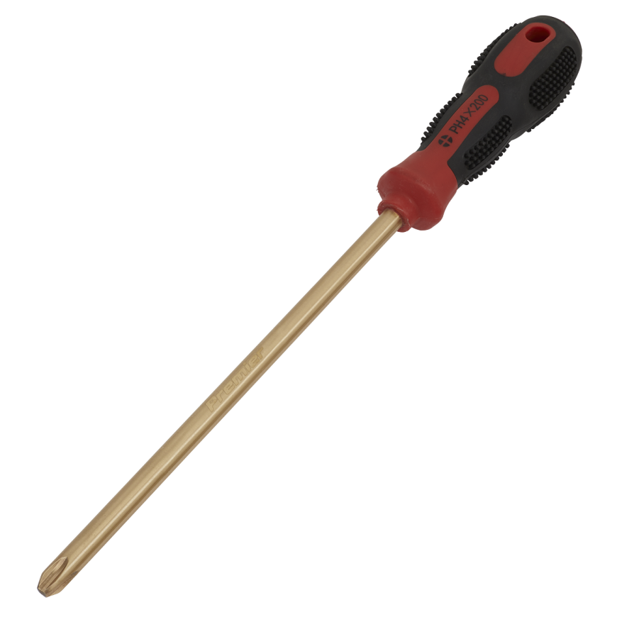 #4 x 200mm Phillips Screwdriver - Non-Sparking