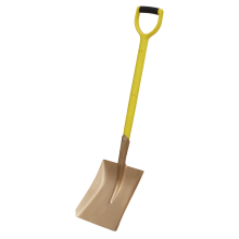 240 x 418 x 990mm Square Shovel - Non-Sparking