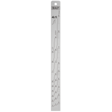 Aluminium Paint Measuring Stick 2:1/4:1