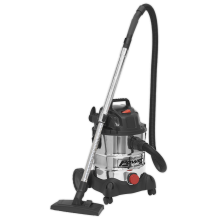 20L Wet & Dry Industrial Vacuum Cleaner 1250W Stainless Drum