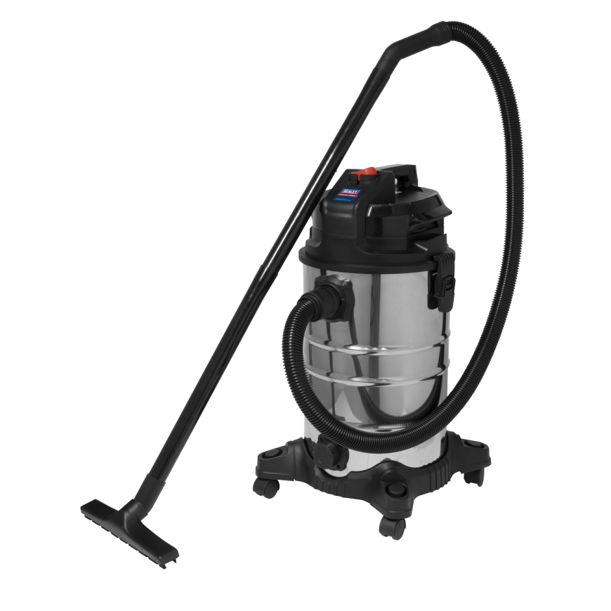 30L Wet & Dry Vacuum Cleaner (Low Noise) 1000W/230V