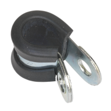 Ø10mm Rubber Lined P-Clip - Pack of 25