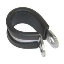 Ø21mm Rubber Lined P-Clip - Pack of 25